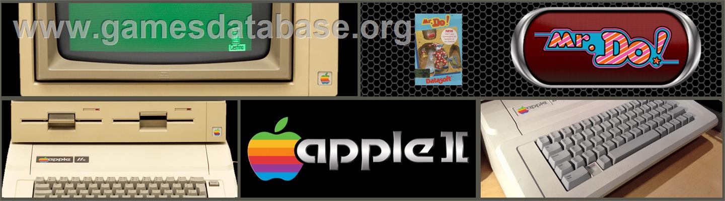 Mr. Do! - Apple II - Artwork - Marquee