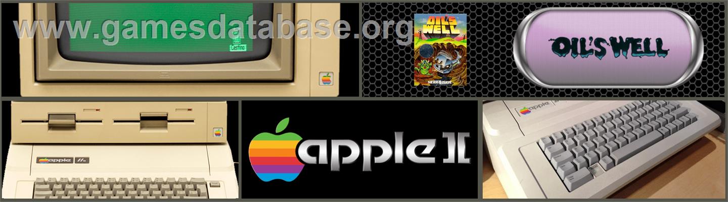 Oil's Well - Apple II - Artwork - Marquee