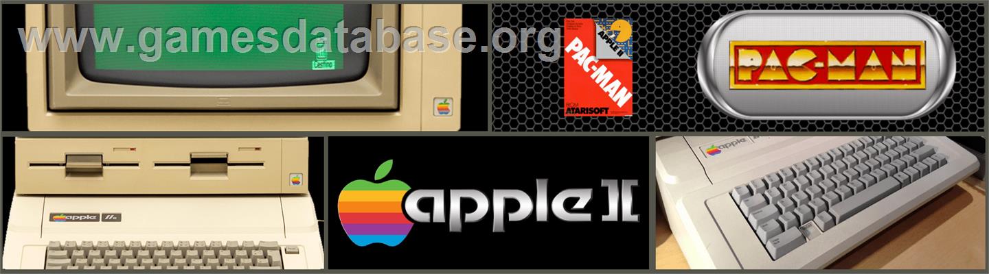 Pac-Man - Apple II - Artwork - Marquee