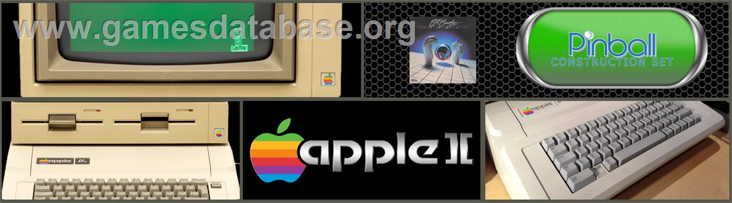 Pinball Construction Set - Apple II - Artwork - Marquee