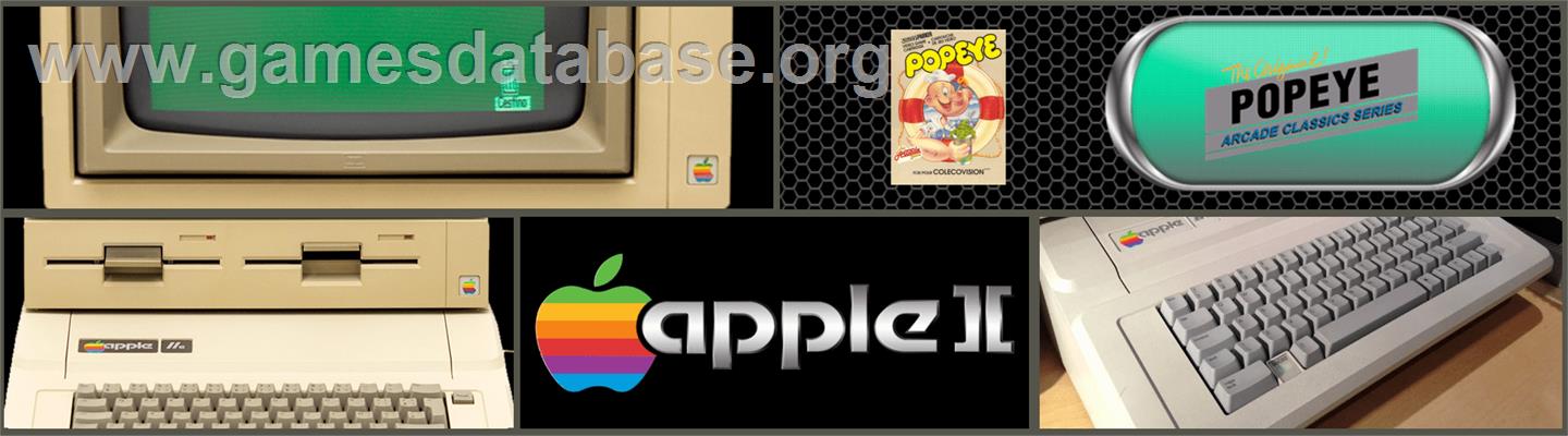 Popeye - Apple II - Artwork - Marquee