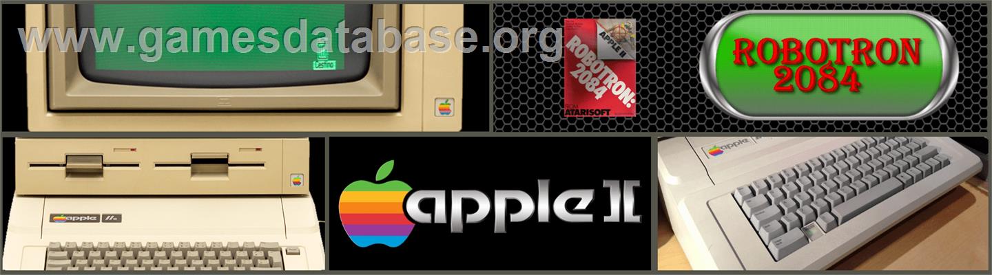 Robotron - Apple II - Artwork - Marquee