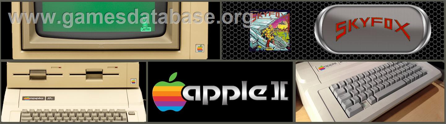 Sky Fox - Apple II - Artwork - Marquee