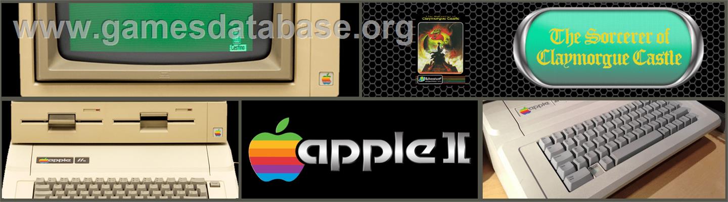 Sorcerer of Claymorgue Castle - Apple II - Artwork - Marquee