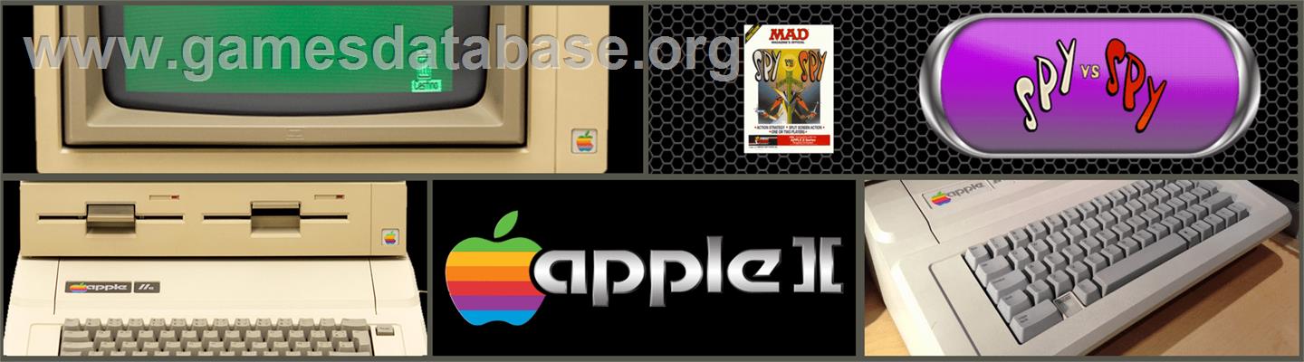 Spy vs. Spy - Apple II - Artwork - Marquee