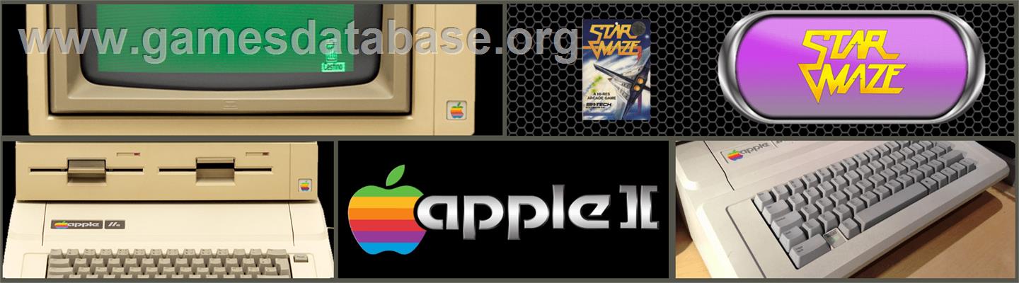 Star Maze - Apple II - Artwork - Marquee