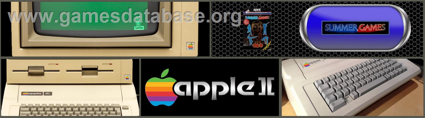 Summer Games - Apple II - Artwork - Marquee