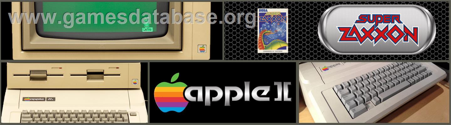 Super Zaxxon - Apple II - Artwork - Marquee