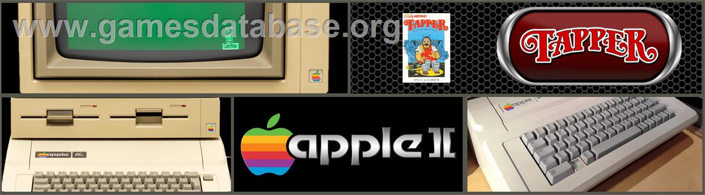Tapper - Apple II - Artwork - Marquee