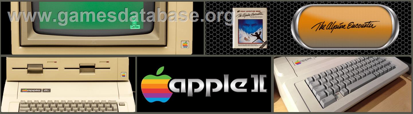 The Alpine Encounter - Apple II - Artwork - Marquee