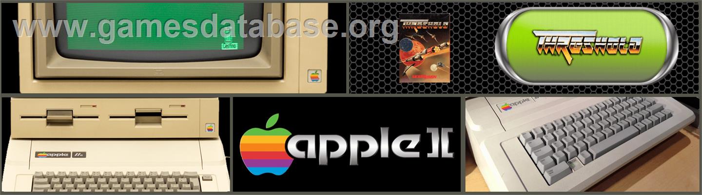 Threshold - Apple II - Artwork - Marquee