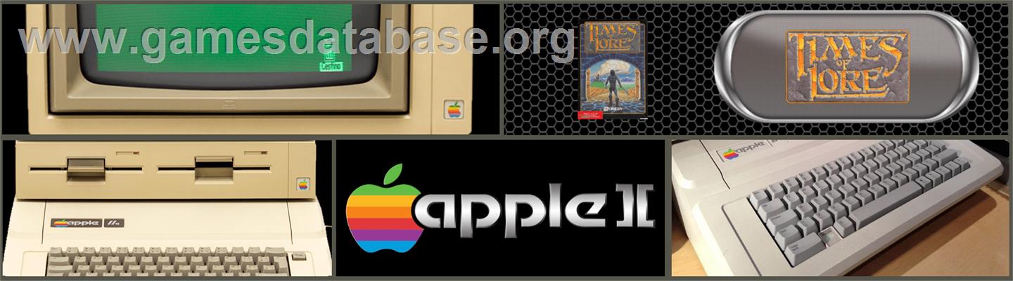 Times Of Lore - Apple II - Artwork - Marquee