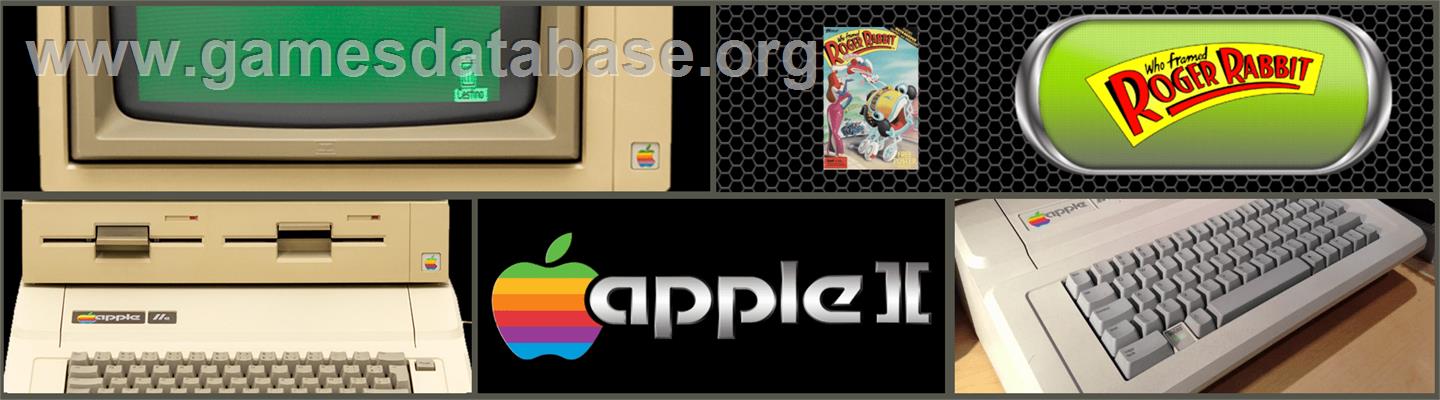 Who Framed Roger Rabbit - Apple II - Artwork - Marquee