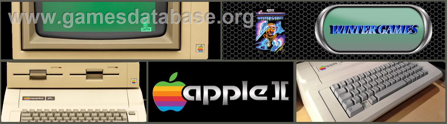 Winter Games - Apple II - Artwork - Marquee