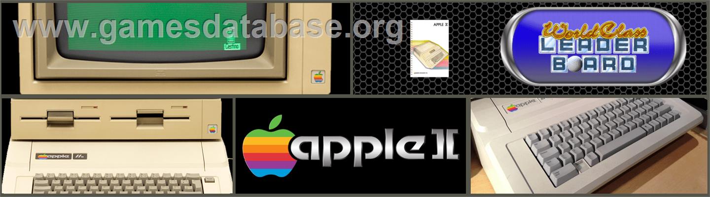 World Class Leaderboard - Apple II - Artwork - Marquee
