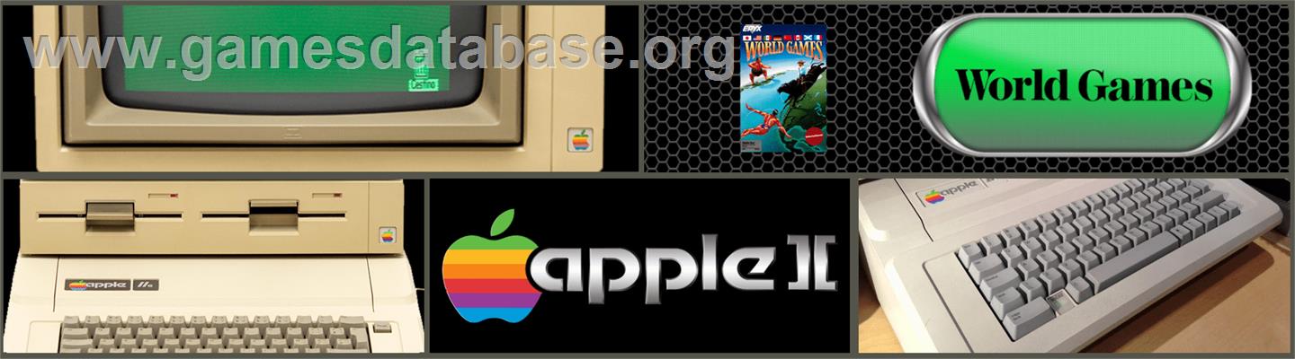 World Games - Apple II - Artwork - Marquee