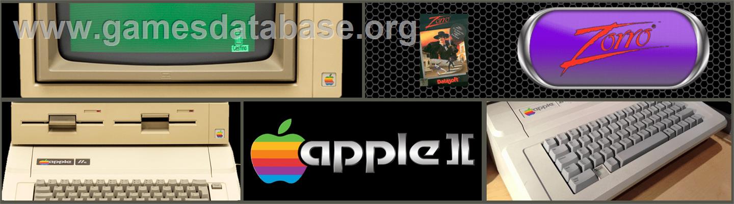 Zorro - Apple II - Artwork - Marquee