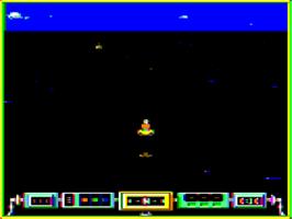 In game image of Airheart on the Apple II.