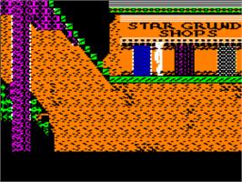 In game image of Below The Root on the Apple II.