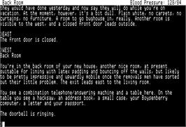 In game image of Bureaucracy on the Apple II.