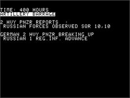 In game image of Dnieper River Line on the Apple II.