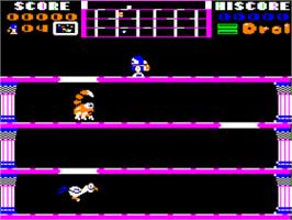 In game image of Drol on the Apple II.
