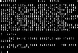 In game image of Earthly Delights on the Apple II.