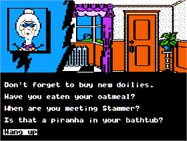 In game image of Killed Until Dead on the Apple II.