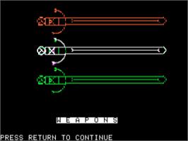 In game image of Morton's Fork on the Apple II.