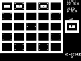 In game image of Pandemonium on the Apple II.