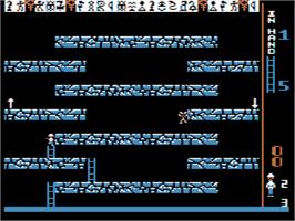 In game image of Pharaoh's Revenge on the Apple II.