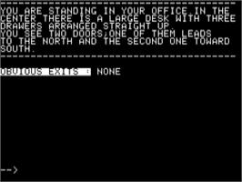 In game image of Prohibition on the Apple II.