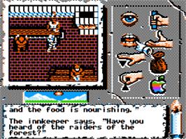 In game image of Times Of Lore on the Apple II.