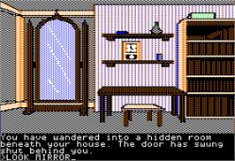 In game image of Wacky Wizard on the Apple II.