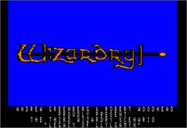 In game image of Wizardry III: Legacy of Llylgamyn on the Apple II.