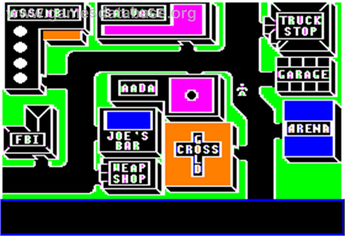 Auto Duel - Apple II - Artwork - In Game
