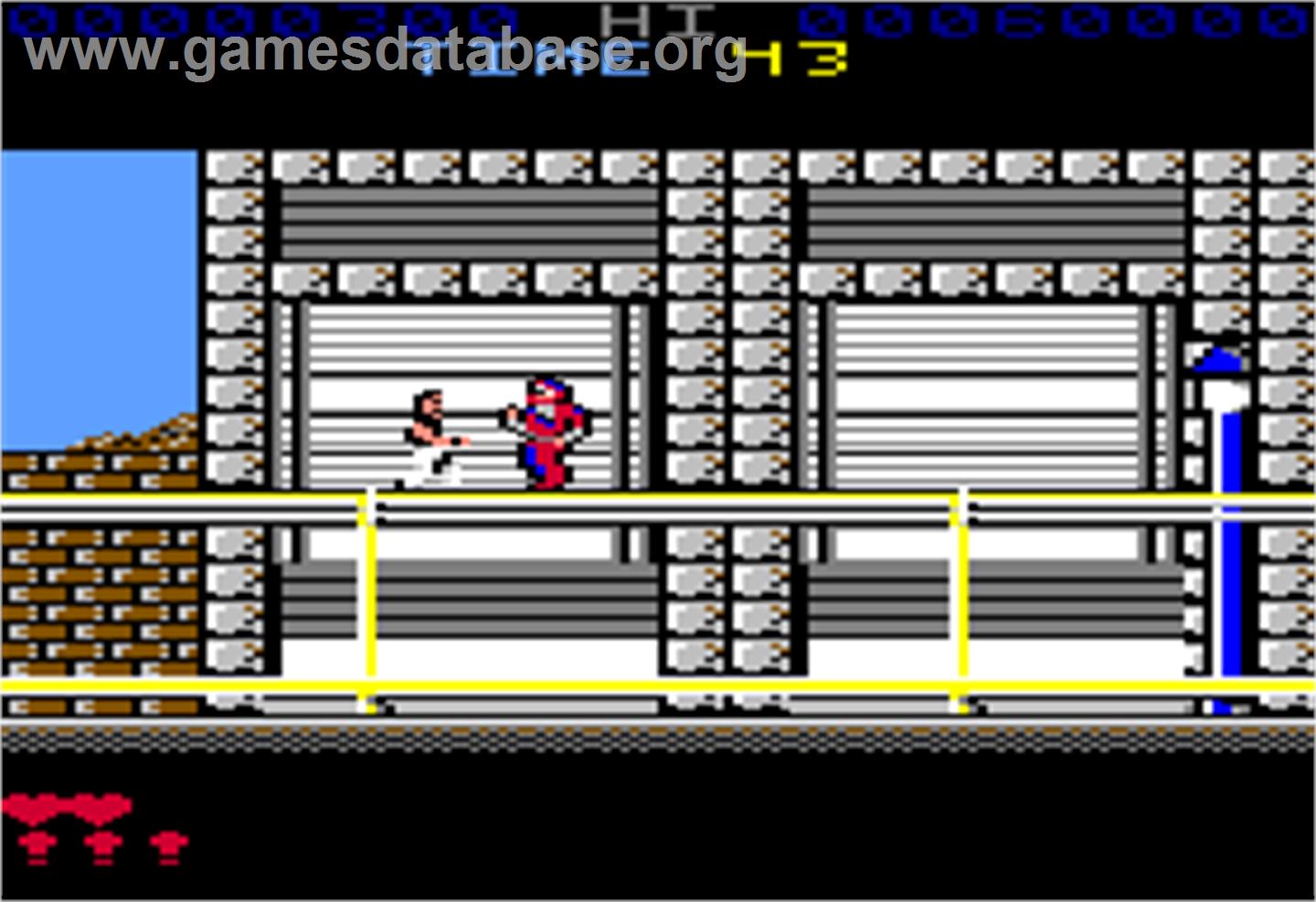 Bad Dudes - Apple II - Artwork - In Game