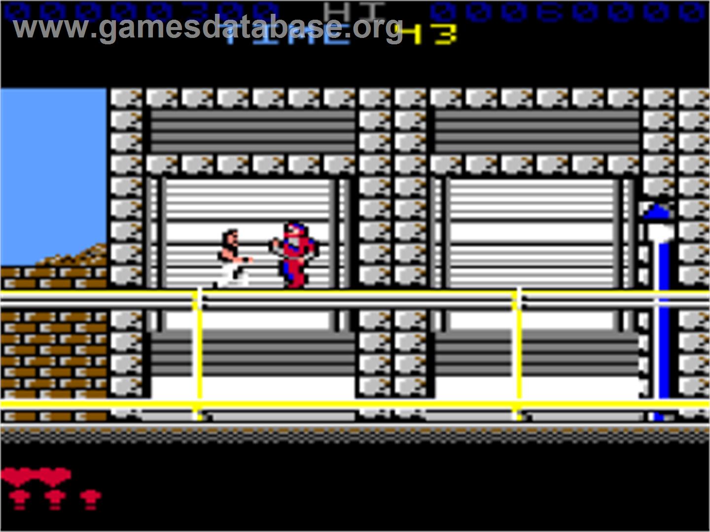 Bad Dudes - Apple II - Artwork - In Game