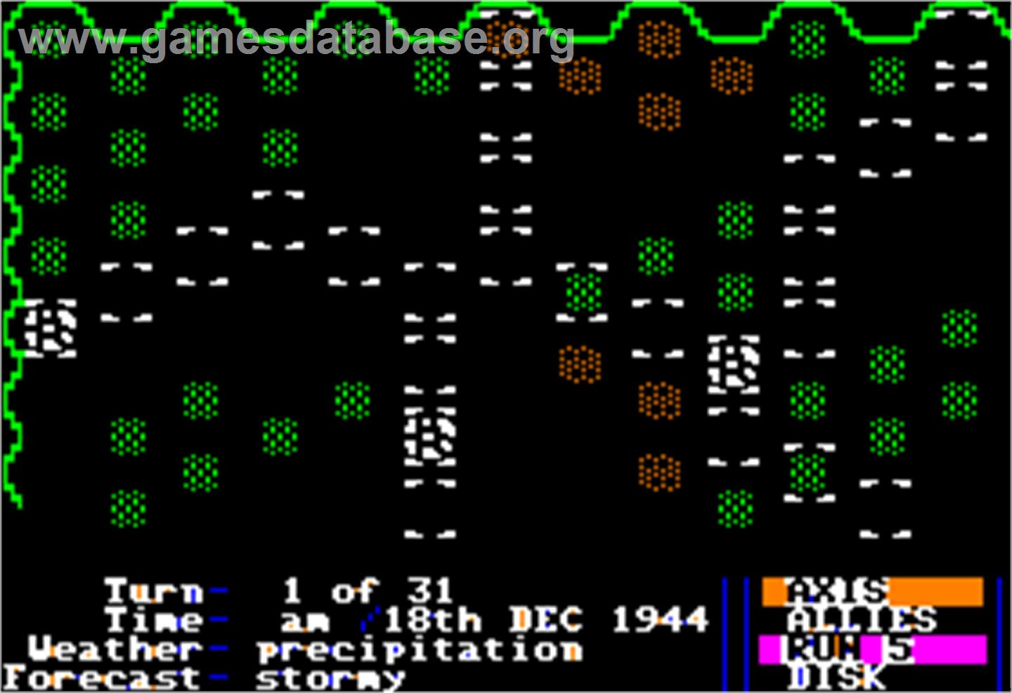 Battle Zone - Apple II - Artwork - In Game