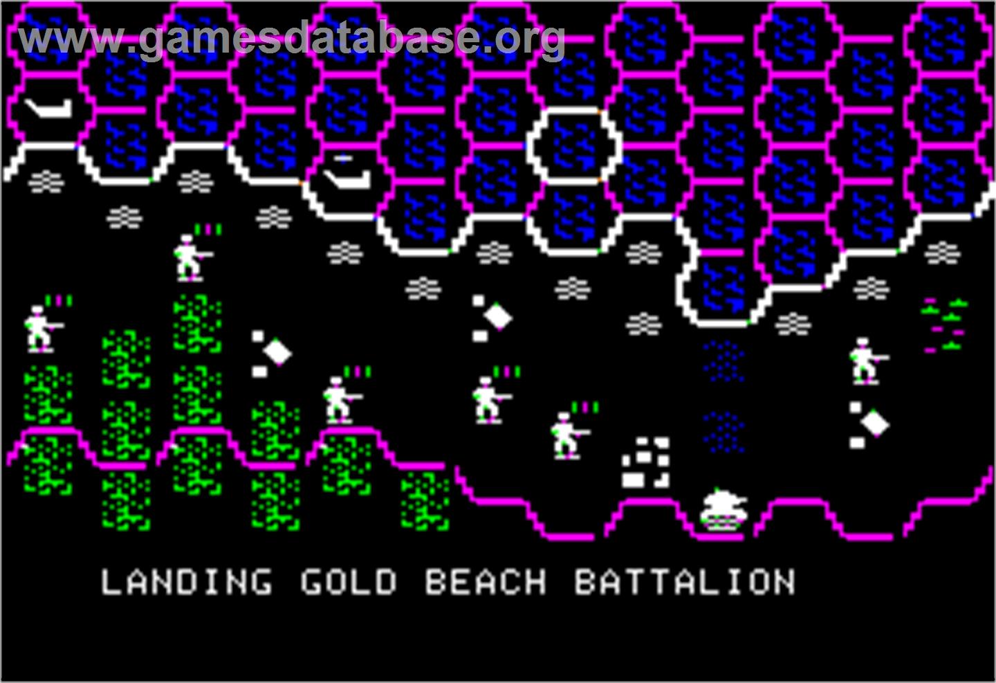 Battle for Normandy - Apple II - Artwork - In Game