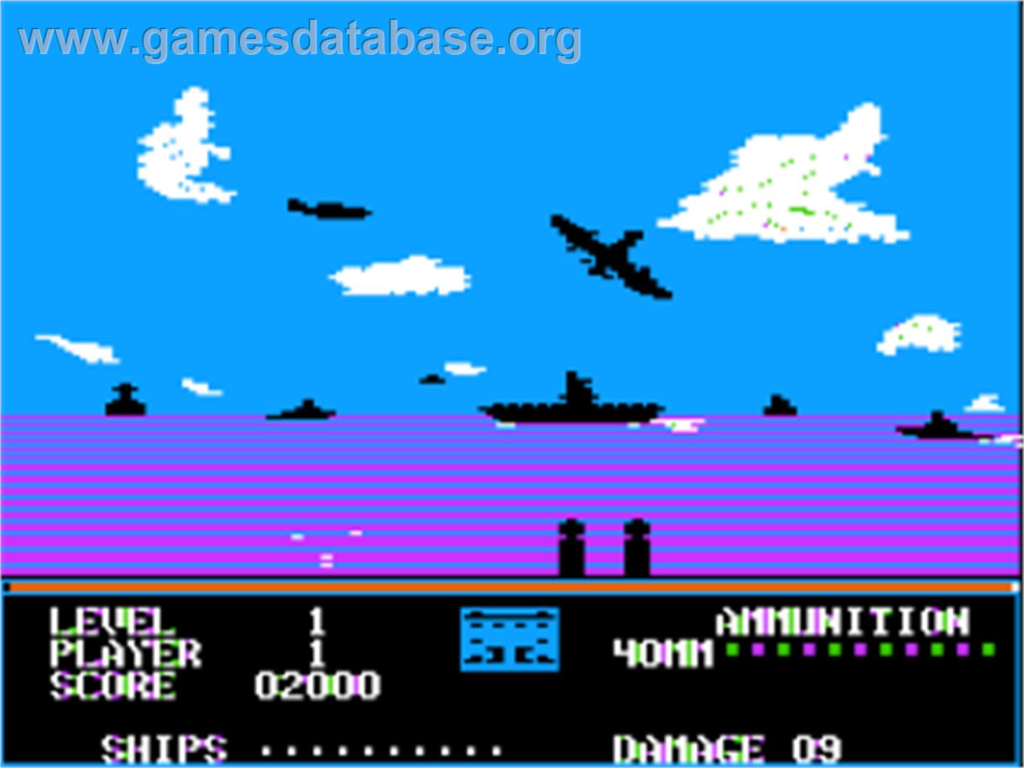 Beach Head - Apple II - Artwork - In Game