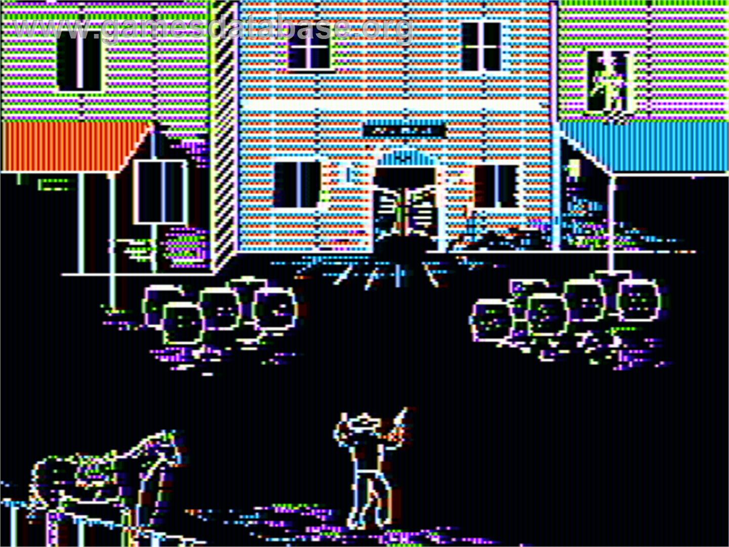 Both Barrels - Apple II - Artwork - In Game