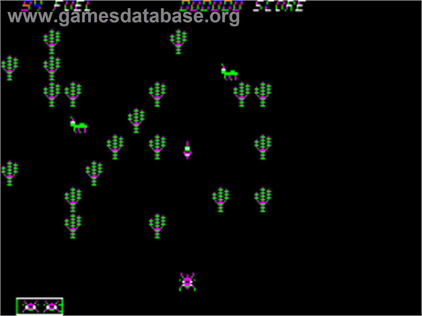 Bug Attack - Apple II - Artwork - In Game