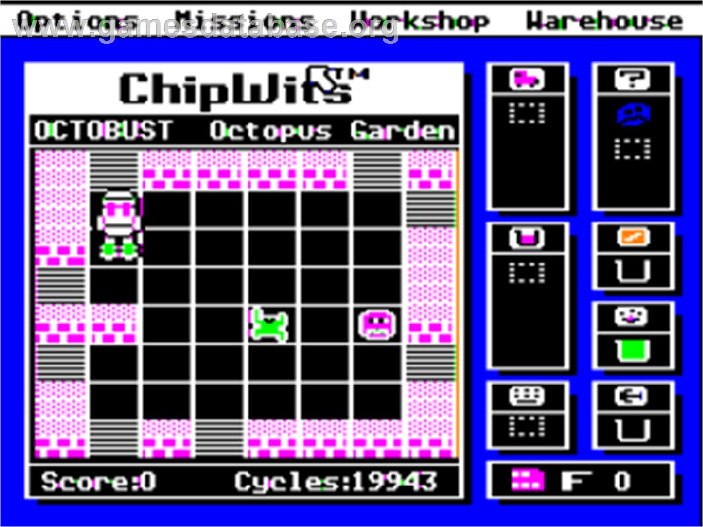 Chipwits - Apple II - Artwork - In Game