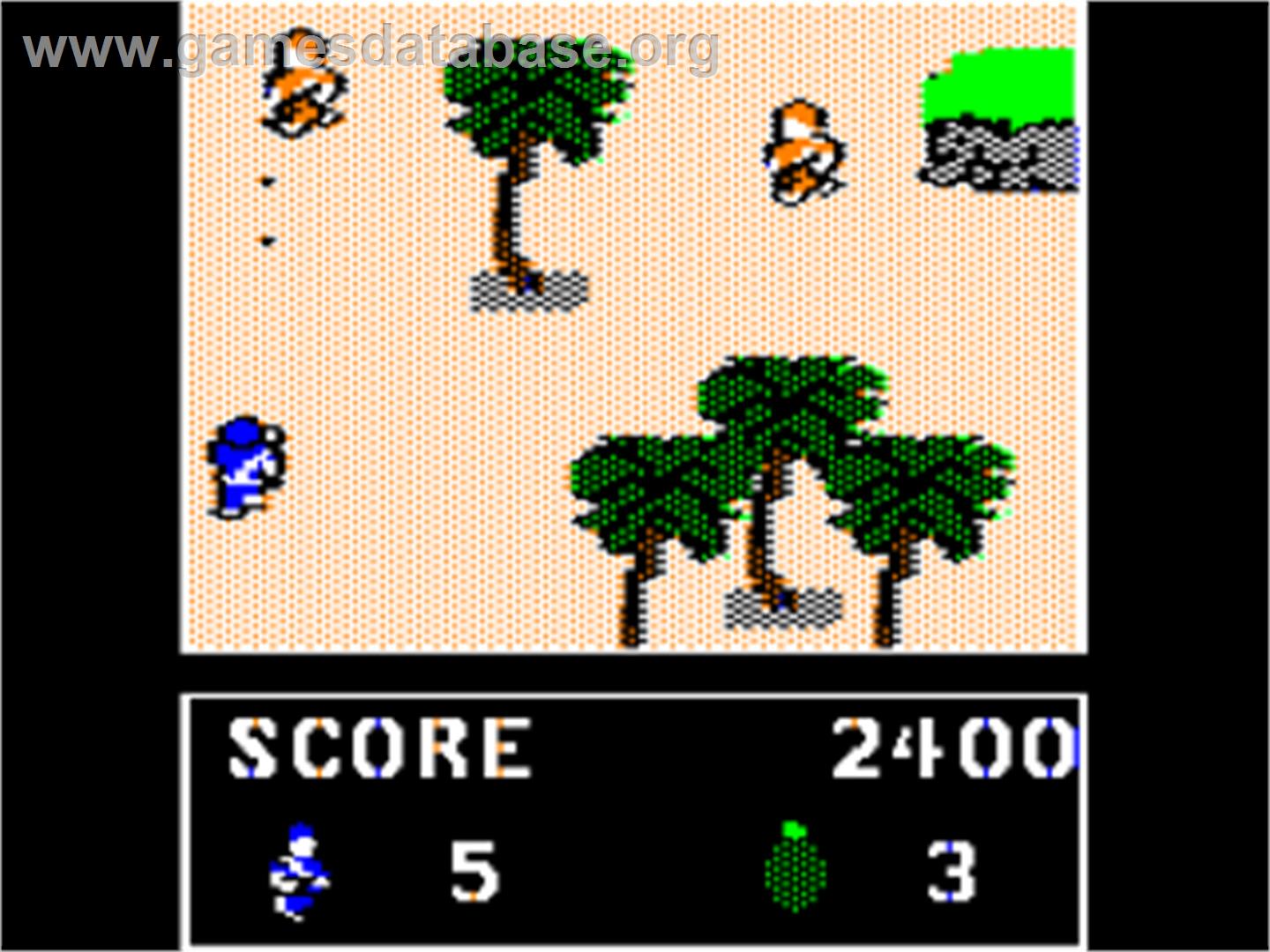 Commando - Apple II - Artwork - In Game