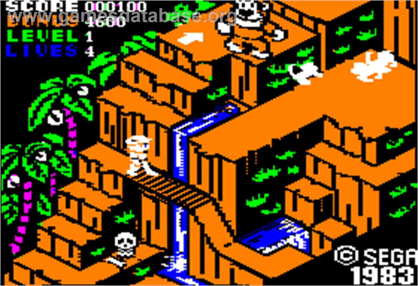 Congo Bongo - Apple II - Artwork - In Game