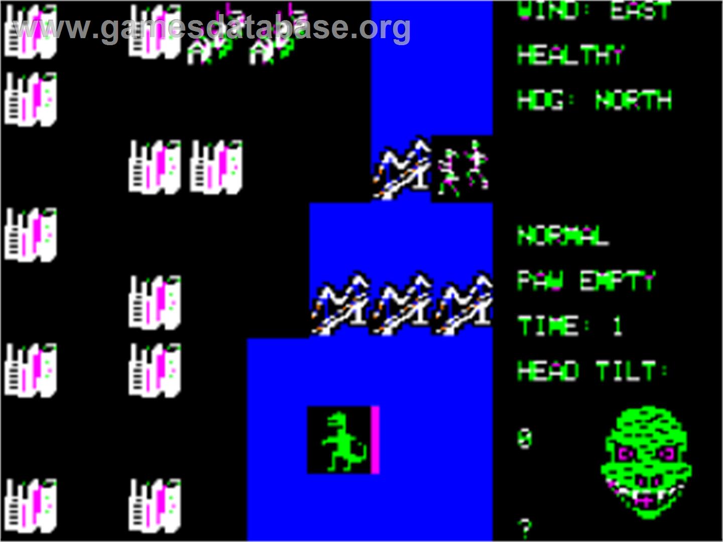 Crush, Crumble and Chomp! - Apple II - Artwork - In Game