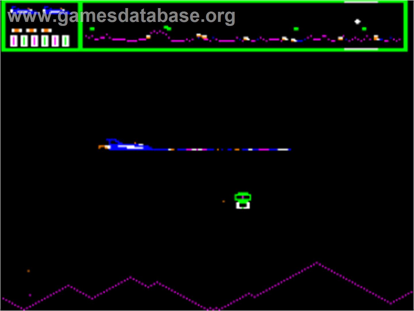 Defender - Apple II - Artwork - In Game
