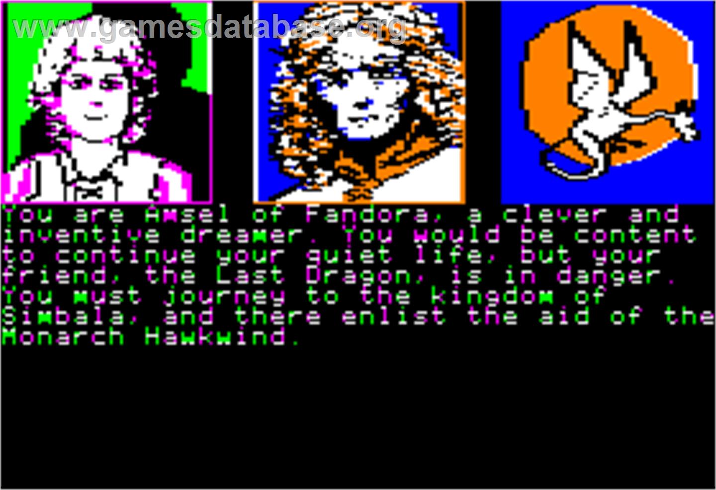 Dragon World - Apple II - Artwork - In Game