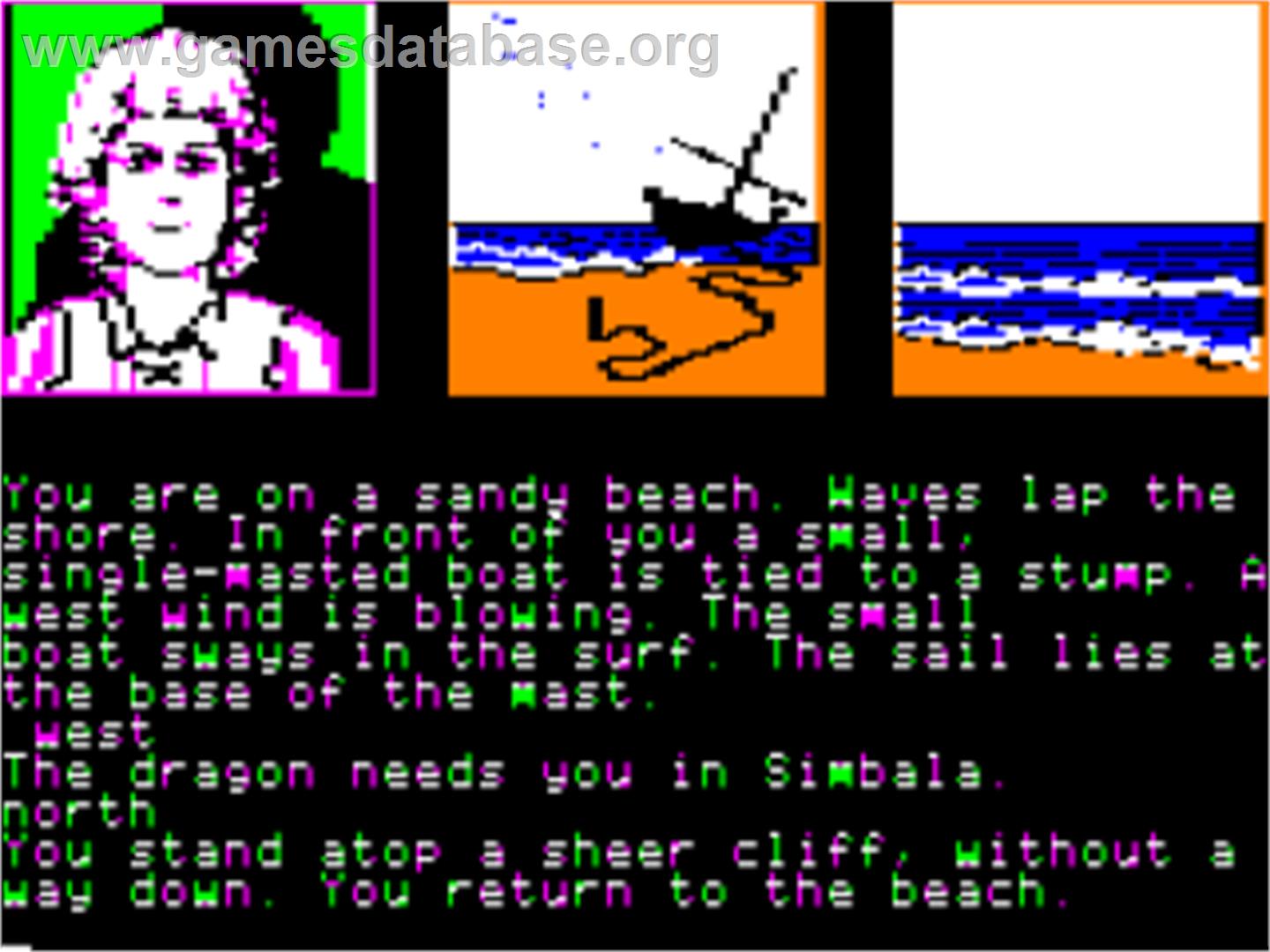 Dragonworld - Apple II - Artwork - In Game